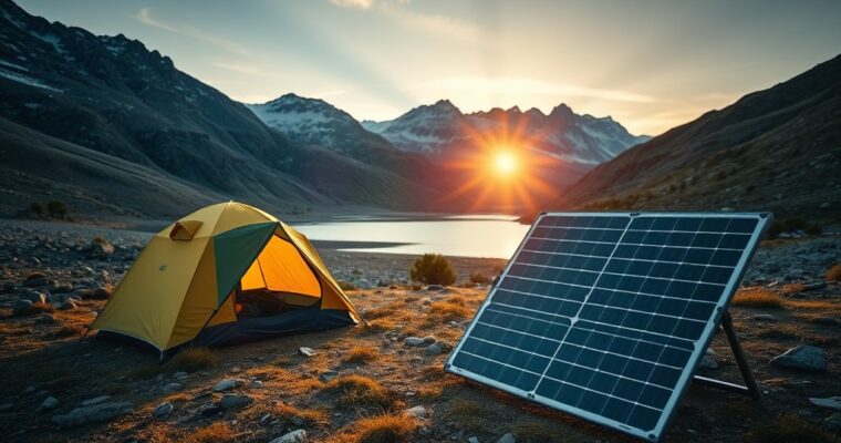 Mobiele zonnepanelen: altijd energie voor je avonturen