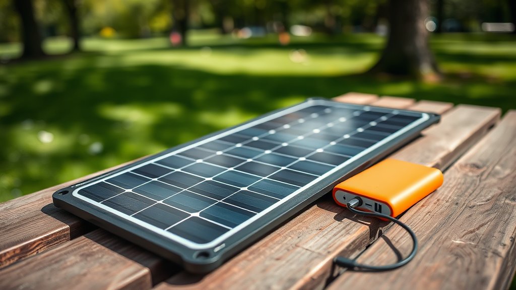 Altijd stroom op avontuur: mobiele zonnepanelen en powerbanks